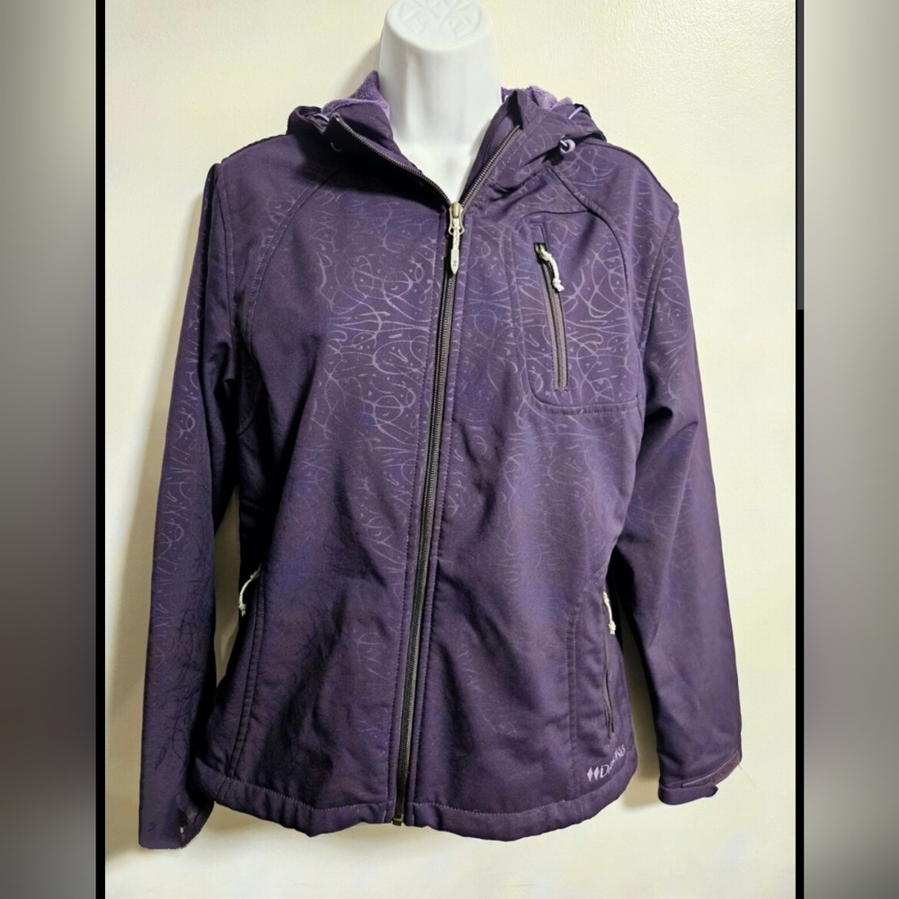 Double Diamond Purple Softshell Jacket Size Large